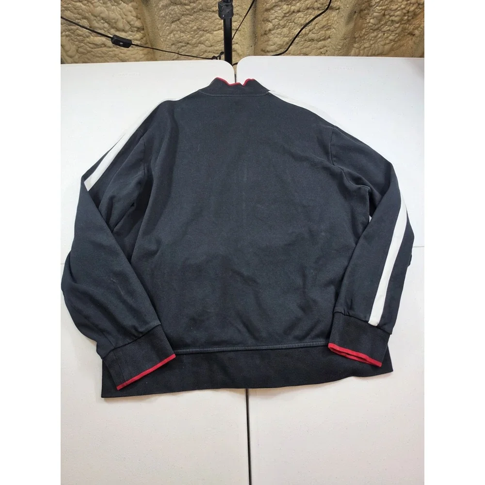 Polo Ralph Lauren Track Jacket Men's 2XL Black Red Pony Full Zip